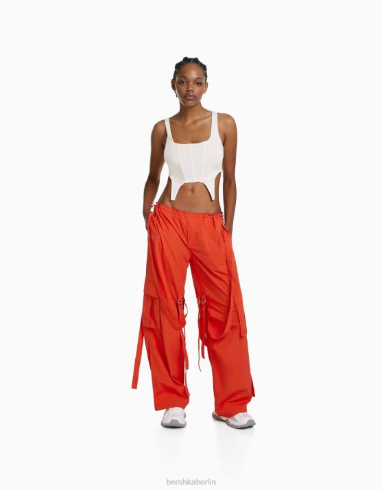 Weiss Bershka Frauen Korsett-Oberteil H00J761