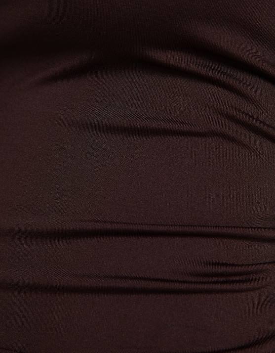 braun Bershka Frauen Bandeau-Top H00J663