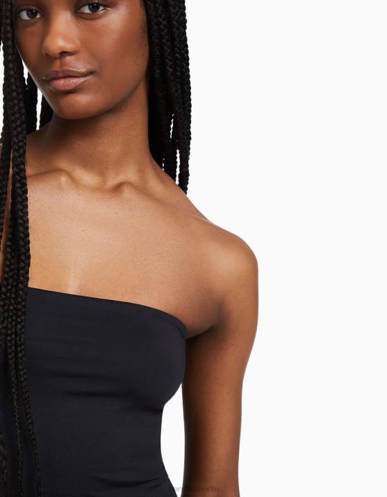 mehrfarbig Bershka Frauen 2er-Pack Bandeau-Tops H00J729