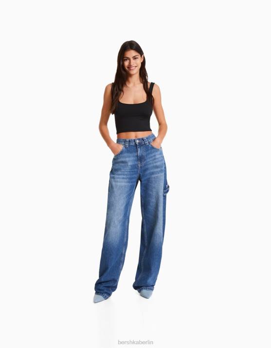 mehrfarbig Bershka Frauen Packung mit 2 Oberteilen H00J898