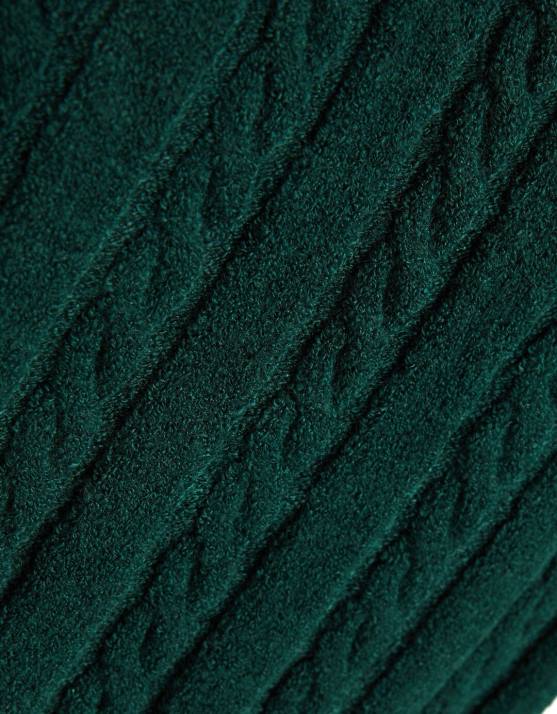 Grün Bershka Frauen Strickweste mit V-Ausschnitt H00J1053