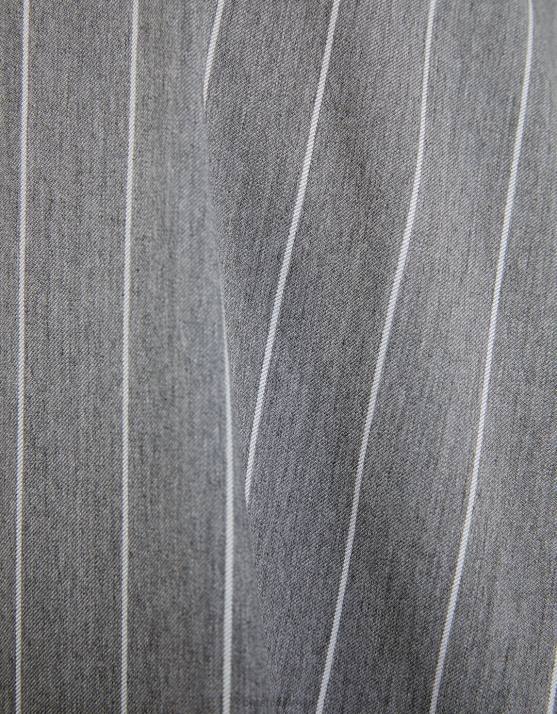 grau Bershka Frauen maßgeschneiderte Weste mit freiliegenden Schultern H00J1189