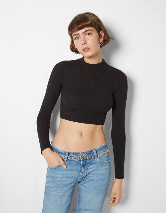 Gold Bershka Frauen Kettengürtel mit Ringen H00J2543