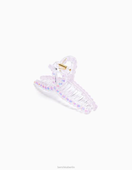violett Bershka Frauen transparente Haarspange H00J2568