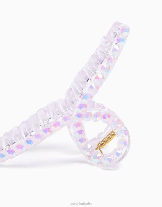 violett Bershka Frauen transparente Haarspange H00J2568