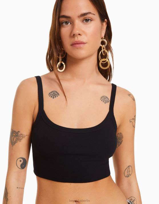 Gold Bershka Frauen Kugel-Kaskaden-Ohrringe H00J2454