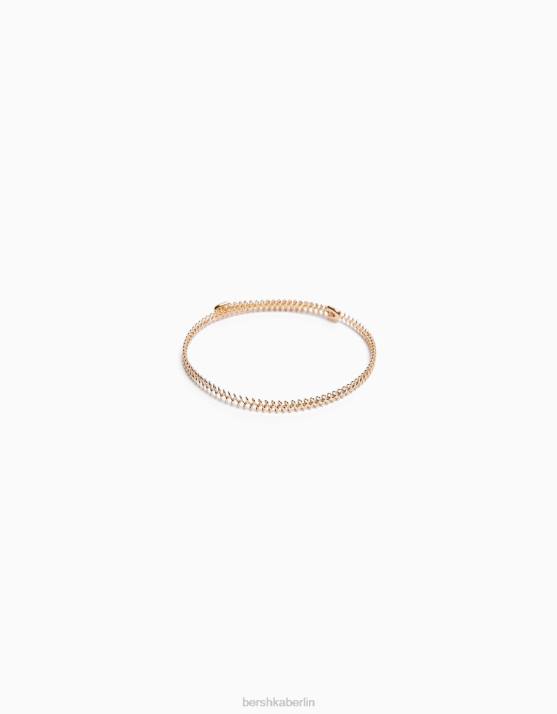 Gold Bershka Frauen ausziehbare Halskette H00J2496