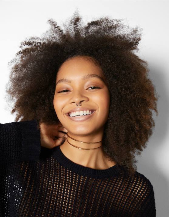 Gold Bershka Frauen goldfarbene Halskette H00J2502