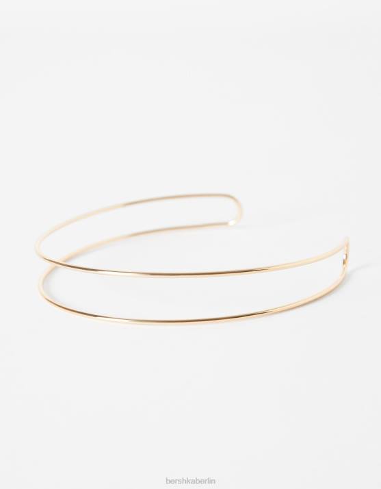 Gold Bershka Frauen goldfarbene Halskette H00J2502