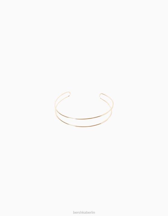 Gold Bershka Frauen goldfarbene Halskette H00J4210