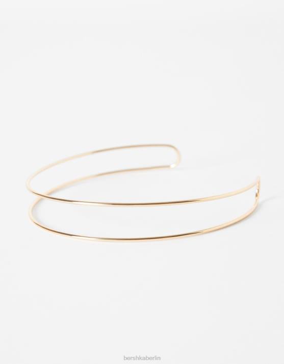 Gold Bershka Frauen goldfarbene Halskette H00J4210