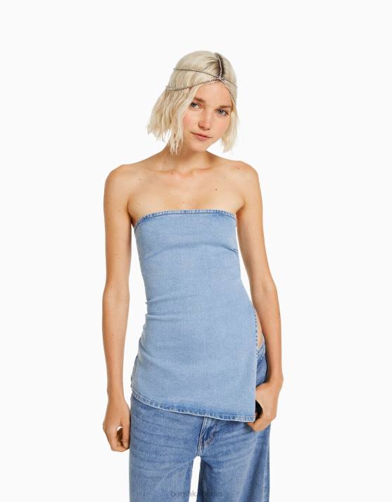 Silber Bershka Frauen Strass-Haarschmuck H00J1866