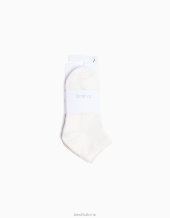 Sand Bershka Frauen 4er-Pack Knöchelsocken H00J2592