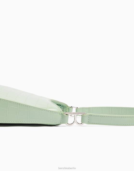Grün Bershka Frauen Handtasche mit Henkel H00J2421