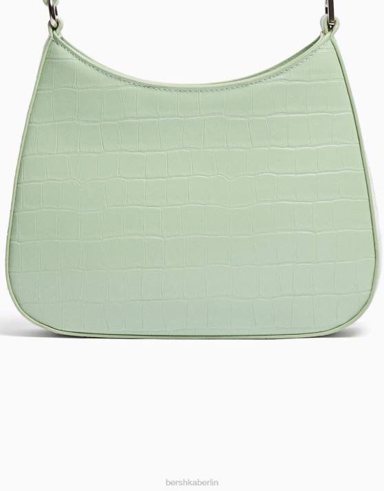 Grün Bershka Frauen Handtasche mit Henkel H00J2421