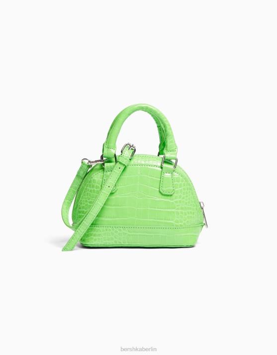 Nicht waschen Bershka Frauen Mini-Tasche in Kroko-Optik mit Riemen H00J2410