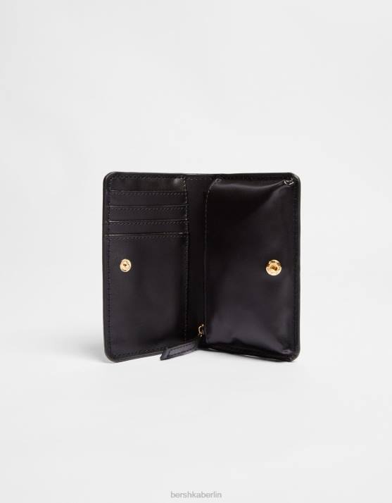 Schwarz Bershka Frauen Einfache Geldbörse H00J2391