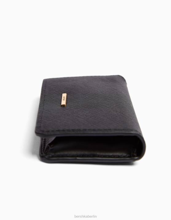 Schwarz Bershka Frauen Einfache Geldbörse H00J2391