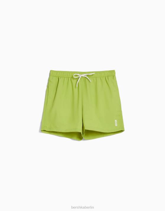 Grün Bershka Männer einfache Boardshorts H00J3383
