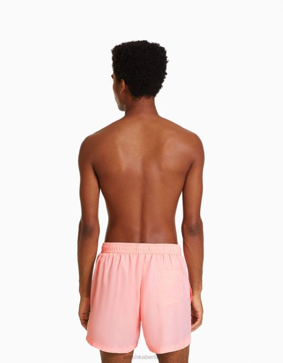 Rosa Bershka Männer einfache Boardshorts H00J3380