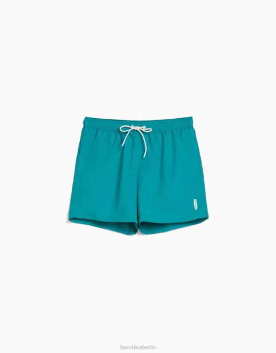 Türkis Bershka Männer einfache Boardshorts H00J3384