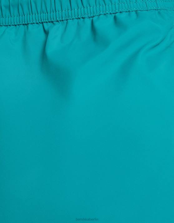 Türkis Bershka Männer einfache Boardshorts H00J3384