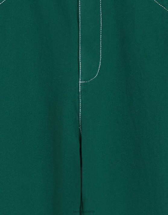 Grün Bershka Männer Zimmermannshose aus Baumwolle H00J3235