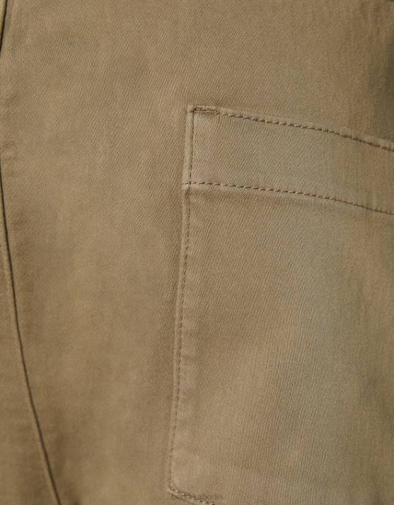 Kamel Bershka Männer schmale Cargo-Jogginghose H00J3225