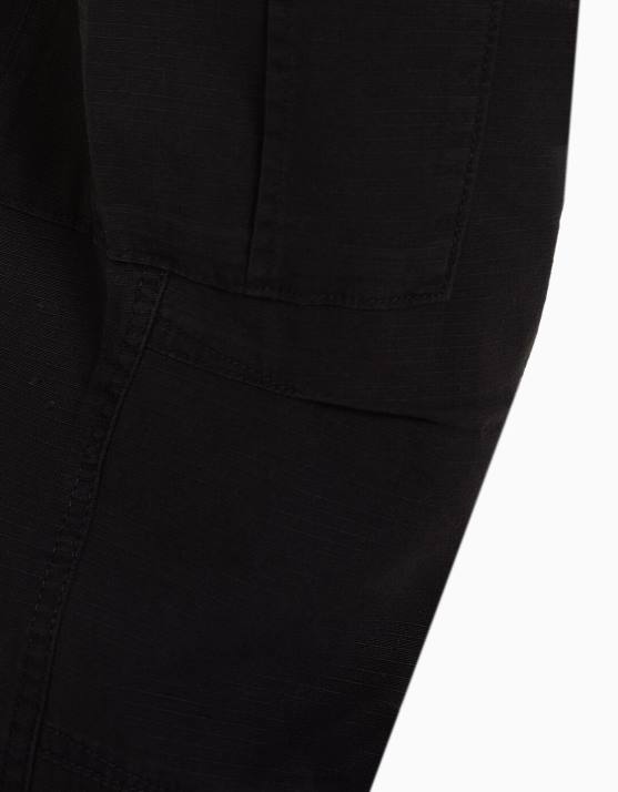 Schwarz Bershka Männer Cargohose mit Stoppern H00J3231