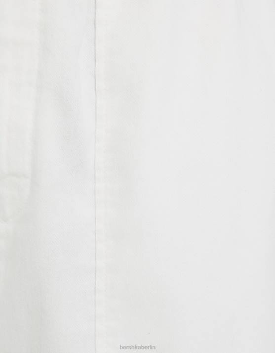 Weiss Bershka Männer Rustikale, locker sitzende Hose H00J3213