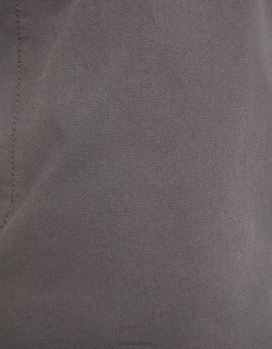 grau Bershka Männer Fallschirmhose aus Baumwolle H00J3220