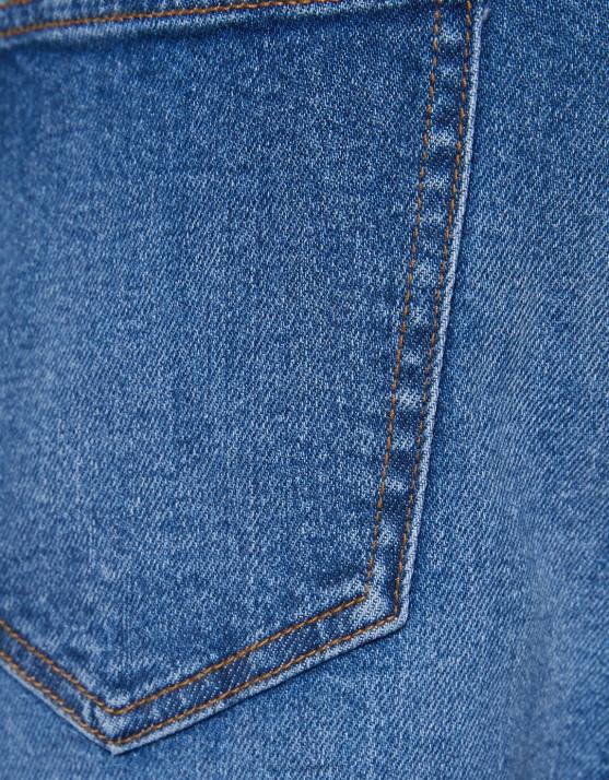 Blau Bershka Männer Zerrissene Carrot-Fit-Jeans H00J3201