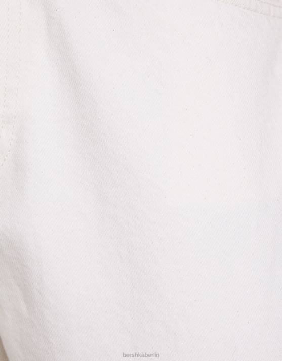 Creme Bershka Männer locker sitzende Jeans H00J3161