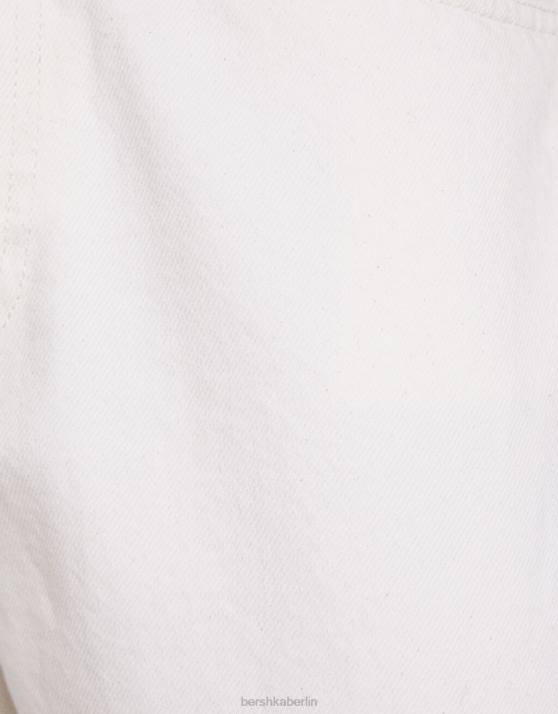 Creme Bershka Männer locker sitzende Jeans H00J3165