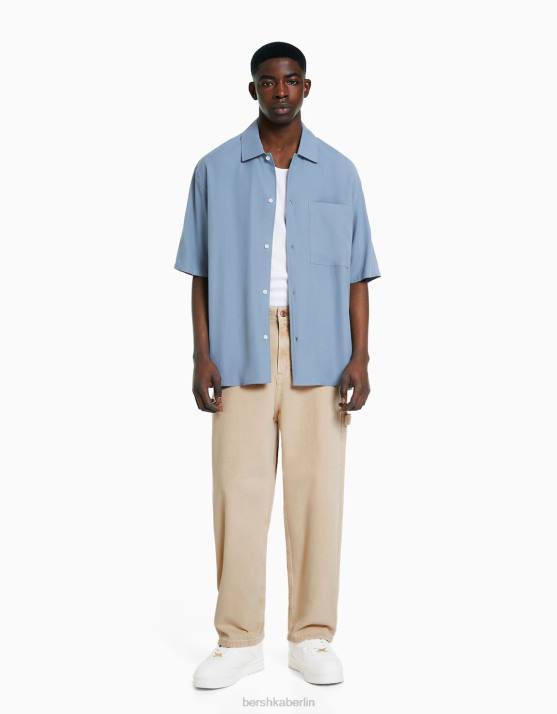 Kamel Bershka Männer Baggy-Carpenter-Jeans H00J3176