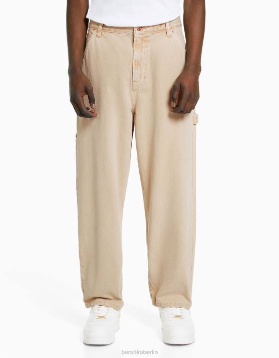 Kamel Bershka Männer Baggy-Carpenter-Jeans H00J3176