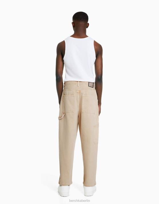Kamel Bershka Männer Baggy-Carpenter-Jeans H00J3176