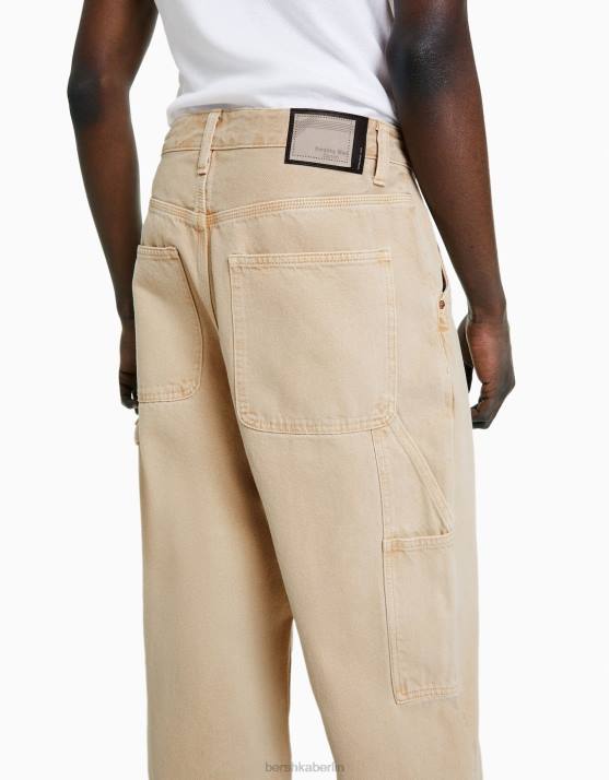 Kamel Bershka Männer Baggy-Carpenter-Jeans H00J3176