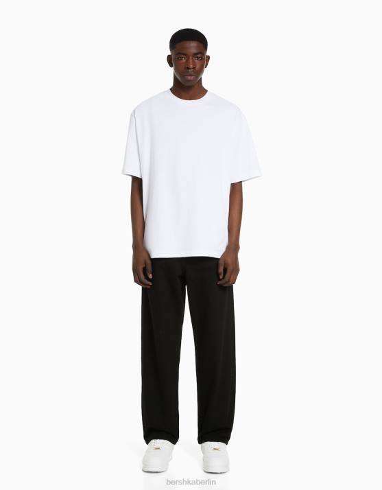 Schwarz Bershka Männer Baggy-Jeans H00J3111