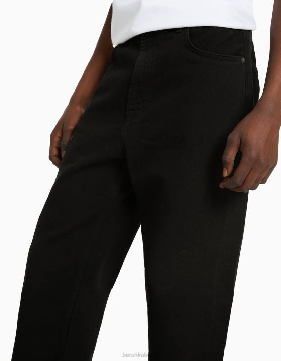 Schwarz Bershka Männer Baggy-Jeans H00J3111
