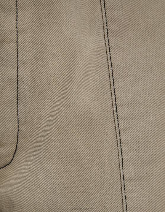 Schwarz Bershka Männer Cargo-Jogginghose in Farbblockoptik H00J3128