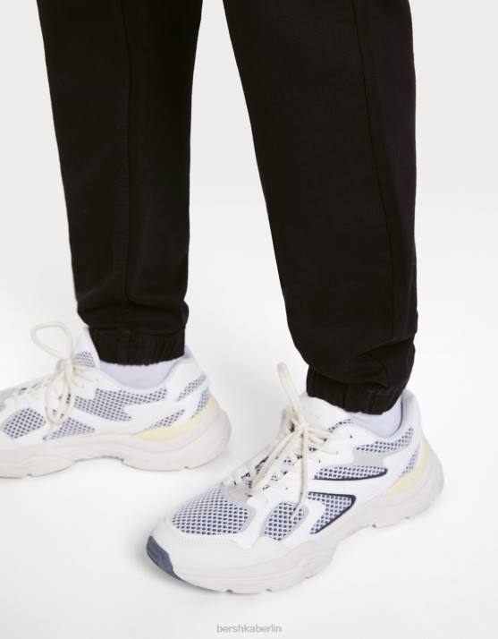Schwarz Bershka Männer Jogger-Jeans H00J3178
