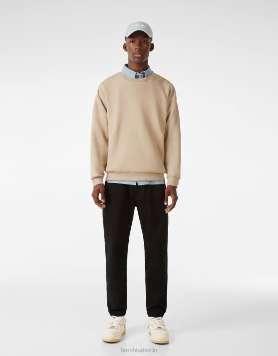 Schwarz Bershka Männer Jogger-Jeans H00J3178