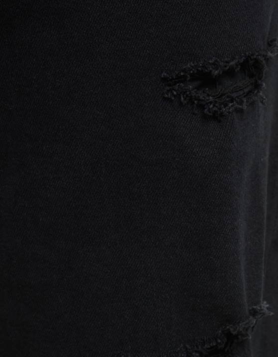 Schwarz Bershka Männer Zerrissene Jogger-Jeans H00J3138