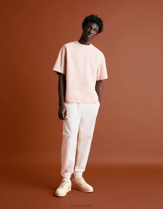 Weiss Bershka Männer Farbige Jogger-Jeans H00J3156