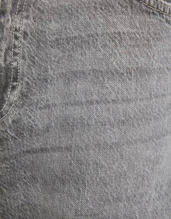 grau Bershka Männer farbige Baggy-Jeans H00J3112