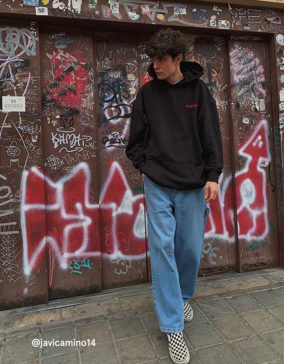 hellblau Bershka Männer Baggy-Carpenter-Jeans H00J3175