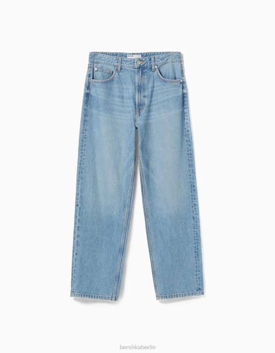 hellblau Bershka Männer Baggy-Jeans H00J3108