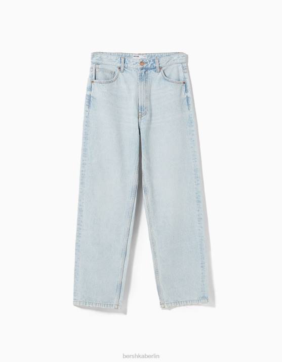 hellblau Bershka Männer Baggy-Jeans H00J3109