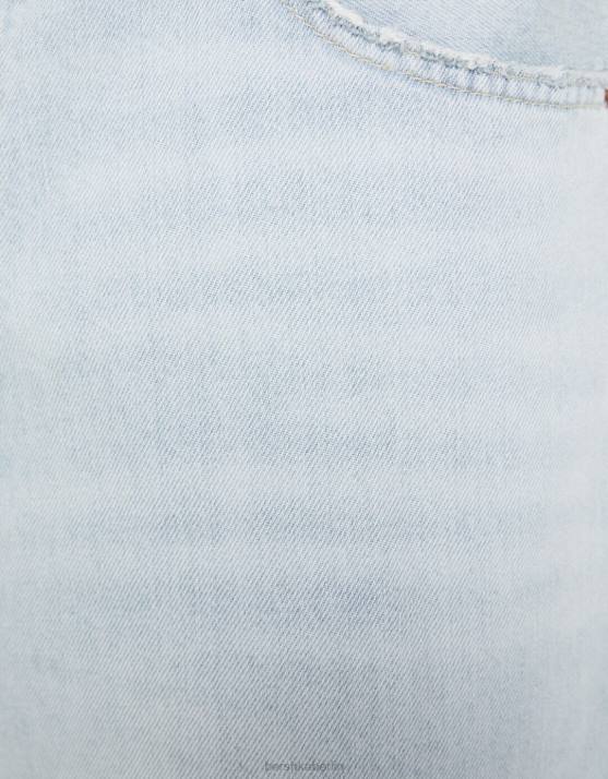 hellblau Bershka Männer Baggy-Jeans H00J3109